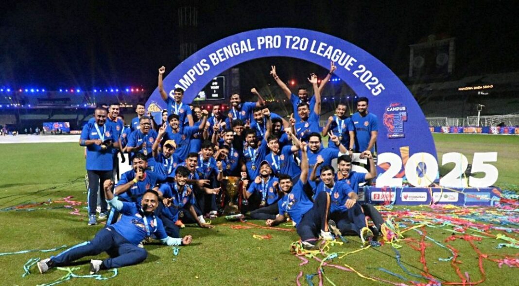 বেঙ্গল প্রো টি ২০ লিগের নতুন চ্যাম্পিয়ান হাওড়া! লেজার শোয়ের সঙ্গে আতশবাজির প্রদর্শনীতে ঝলমলে ইডেন!