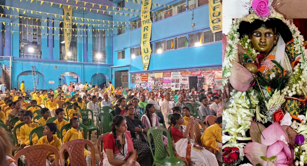 জন্মাষ্টমীতে বিশ্বরূপ দে’র অভিনব প্রয়াস! দি রেফিউজ প্রাঙ্গণে গোপাল ঠাকুরের পূজার্চনা শুরু প্রথমবার!