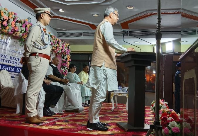 সংবর্ধনা অনুষ্ঠানে হরিয়ানার রাজ্যপাল অসীম ঘোষ! রোটারি ক্লাব অব হাওড়া ও হরিজন সেবা সঙ্ঘের যৌথ উদ্যোগ
