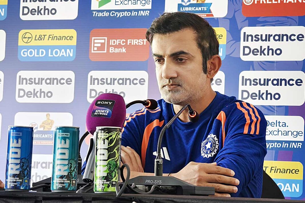 ‘আমার কাজ ট্রফি জেতা, লোকের মন রাখা নয়’! দ্বিতীয় টেস্টের আগে সোজাসাপ্টা মন্তব্যে গৌতম গম্ভীর ‘আমার কাজ ট্রফি জেতা, লোকের মন রাখা নয়’! দ্বিতীয় টেস্টের আগে সোজাসাপ্টা মন্তব্যে গৌতম গম্ভীর